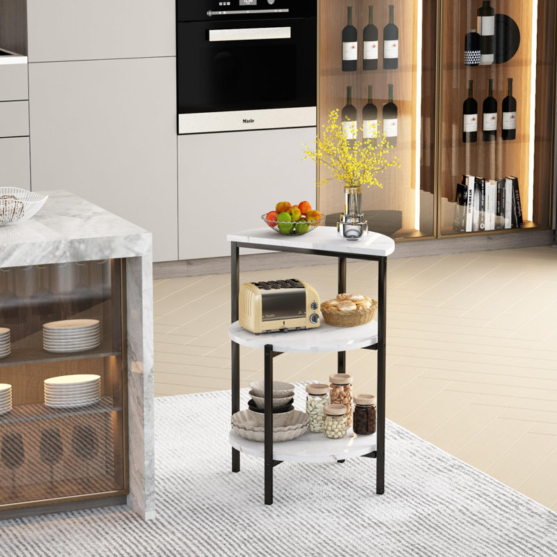Ensemble de 2 tables de bout Modern, Noir, noir, noir, noir