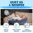 Foldaway Fan Rechargeable Fan, Ultra-Portable Lightweight Compact Fan, Extends from 4”- 40”