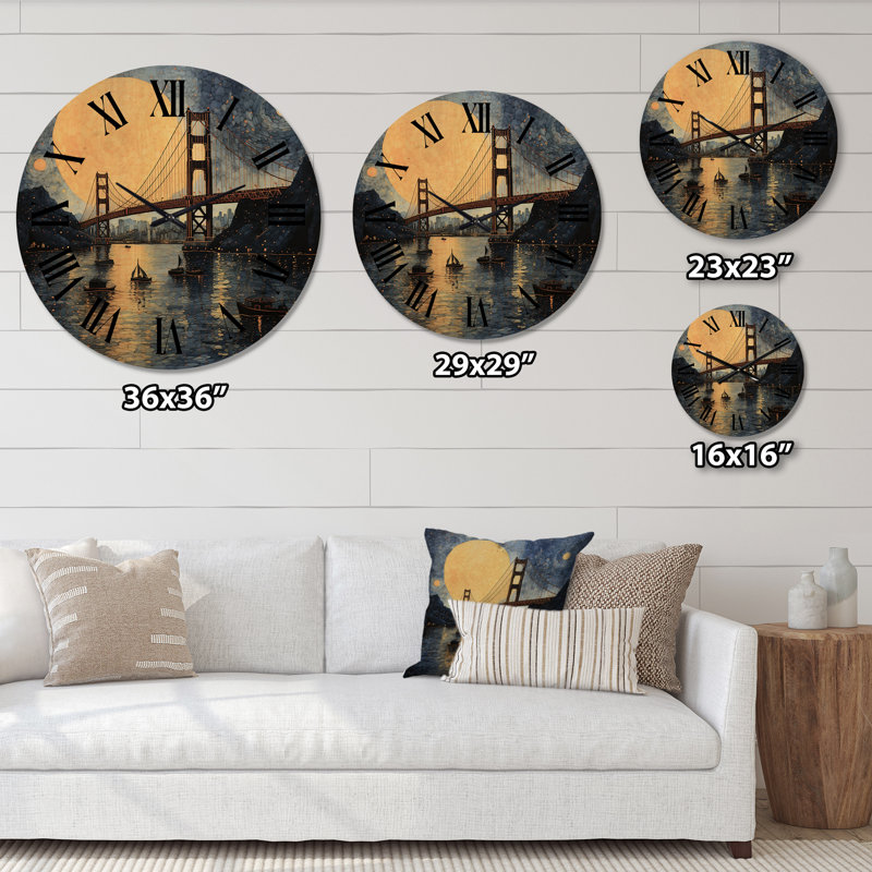 Horloge murale Koryna, Grand