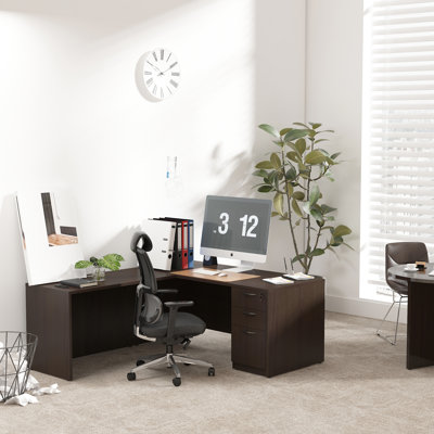L-Shaped Executive Desk