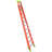 WFX Utility, 12 Ft, Fibreglass Cross Step Ladder, Type Ia, 300 Lb Load Capacity, 5D5E3D575DF44B0E9E8BE59926ADE3F6