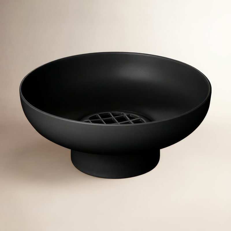 Vase de table en céramique japonais MIYABI, Noir