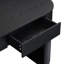 Bureau de rangement avec rangement, noir-800708843