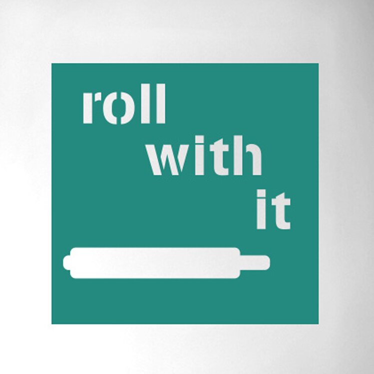 Roll with It Door Room Wall Sticker
