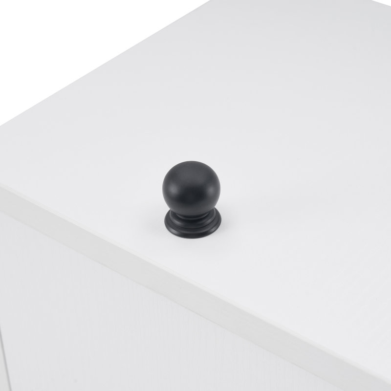Chariot utilitaire avec tablette et roues universelles, chariot de rangement pour outils à 3 niveaux, Blanc