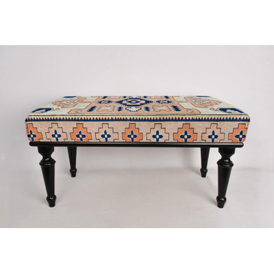 Ottoman Bench, Upholstered Bench, Turkish Rug Bench, Kilim Bench, Home Decor Bench, Handmade Bench, Coffee Bench, Dining Table Bench, by Dakota Fields