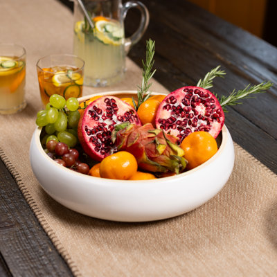 Lexa Bamboo Fruit Bowl, 12 Inch