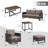 Nazime Wicker 7 - Person Patio Conversation Set with Cushions-107194884