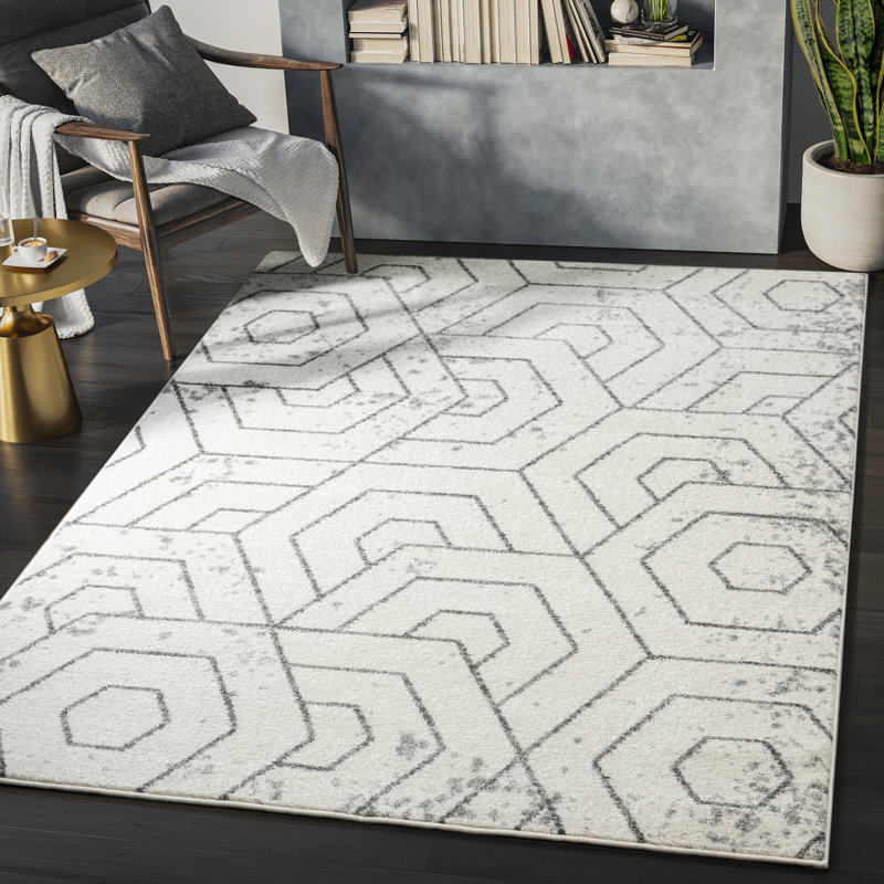 Parkersburg Geometric Indoor Rug, Rectangle 6' x 9'