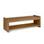 Banc en bois massif et tissu de style milieu du siècle pour chambre et salon-1607547051