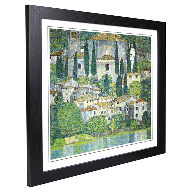 Gustav Klimt - Single Picture Frame Painting, Black
