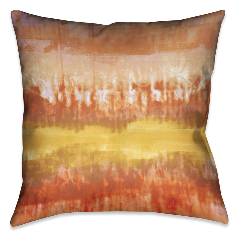 Sunset Indoor/Outdoor Reversible Throw Pillow