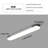 Masek 1 - Light 39.4" Rectangle LED Flush Mount-1724257917