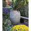 Pot de fleurs extra large en grès, style urne à trois lignes - Intérieur/Extérieur-2108786527