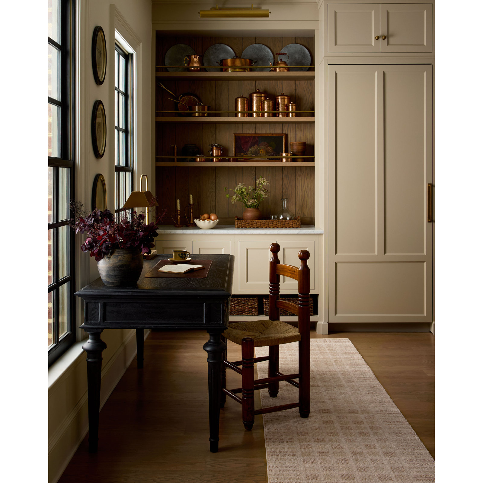 Calvin Bone / Natural Area Rug, Rectangle 7'10" x 10'
