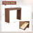 50" Wood Console Table with 2 Drawer-374445899
