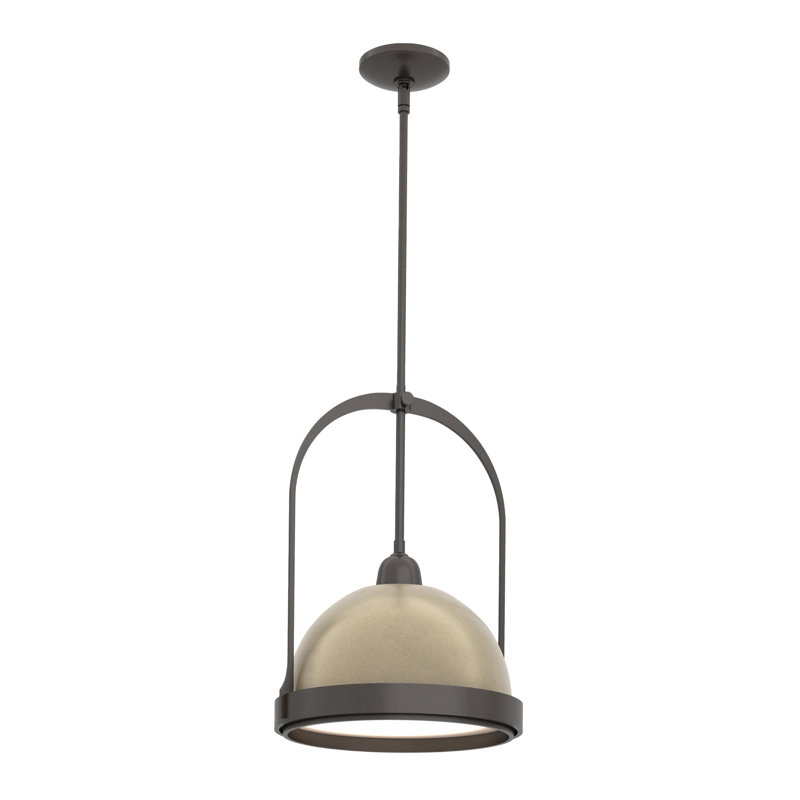 Atlas 1 - Light Single Dome Pendant, Soft Gold, Oil Rubbed Bronze