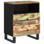 Opalo 50cm W Metal Bedside Table