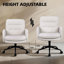 Upholstered Office Chair Desk Chair Home Office Task Chair With Armrest-1909262251