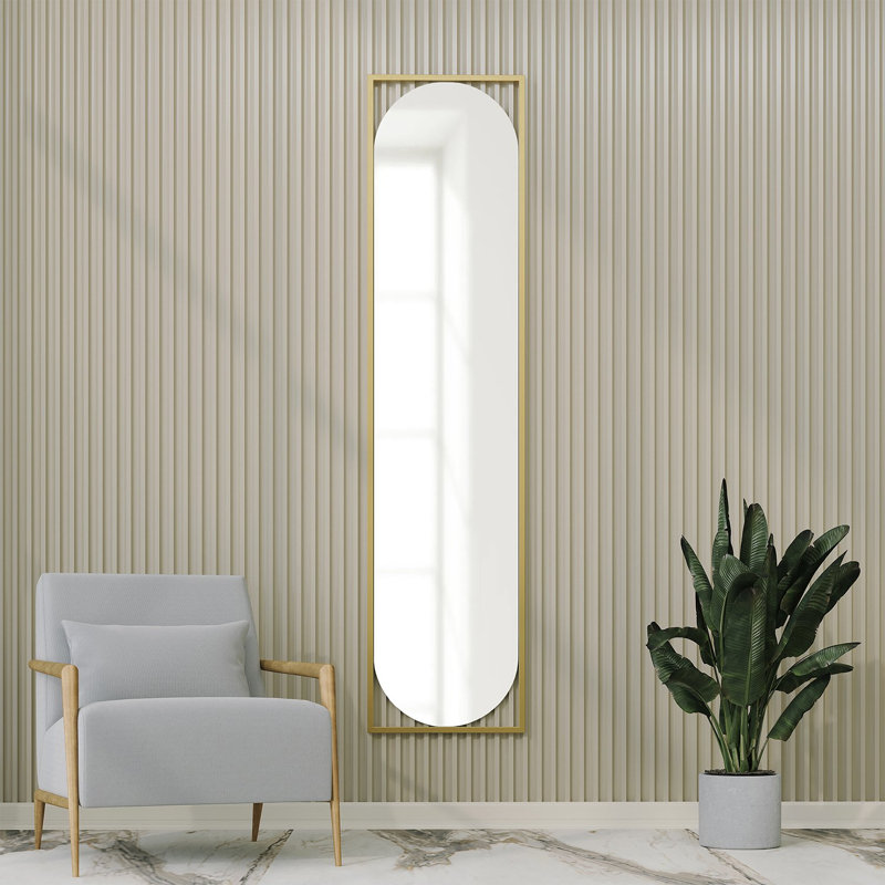 Bisou Rectangle Mirror, Gold