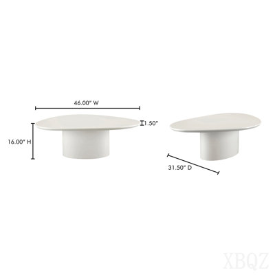 Table basse Modern Freeform Shape