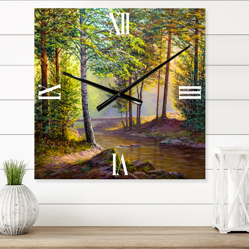 Horloge murale matinale, Grand