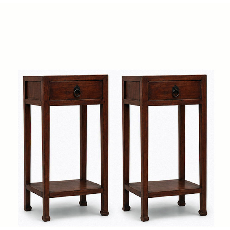 1 - Drawer Solid Wood Nightstand