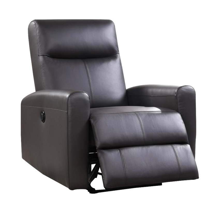 Whisenant Upholstered Power Motion Recliner, Brown