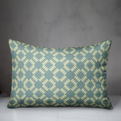 Folk Southwestern Geometric Reversible Throw Pillow