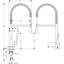AXOR Citterio Pull Down Single Handle Kitchen Faucet-3543700