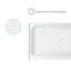 Base de douche simple Laredo l 60 po x P 36 po-92120738