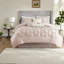 Ensemble de literie pour très grand lit élégant, édredon en polyester, conception capitonnée plissée pour la chambre à coucher