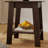 Farmhouse End Table with Storage Shelf, Narrow Side Table for Living Room-481615411