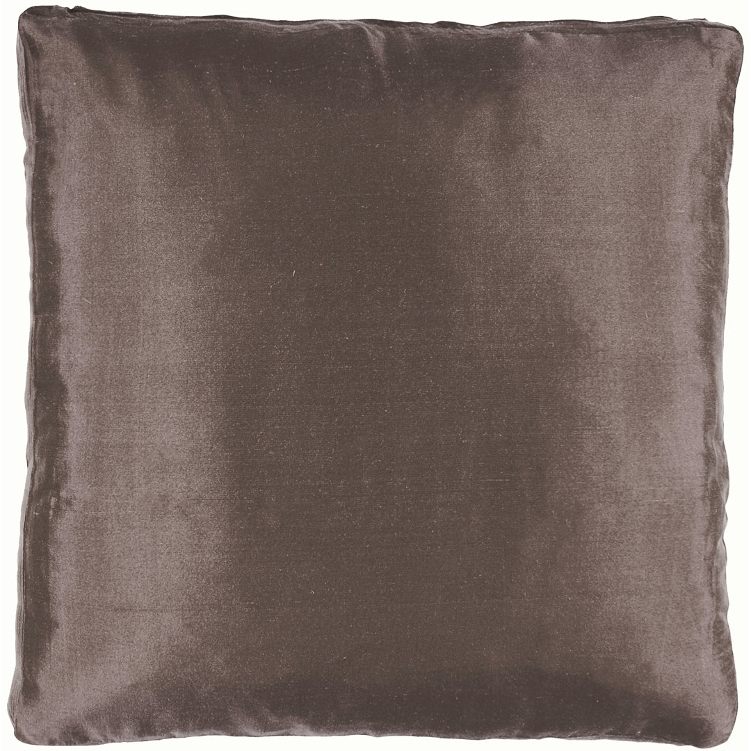 Silk Dupioni Box Feather Down Fill Pillow Cover with Insert Peppermint Home 