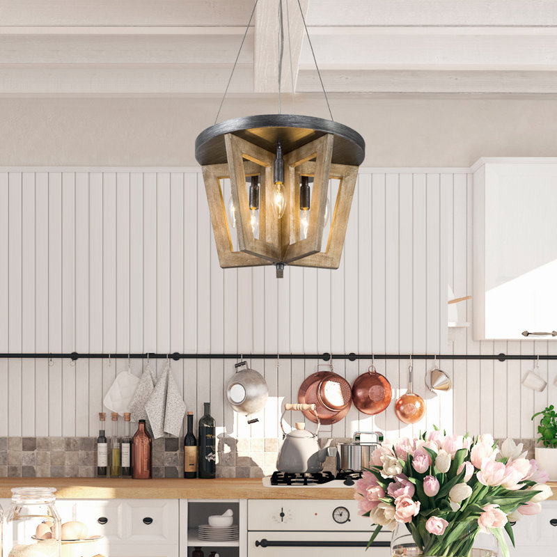 Turman 5 - Light Lantern Geometric Chandelier