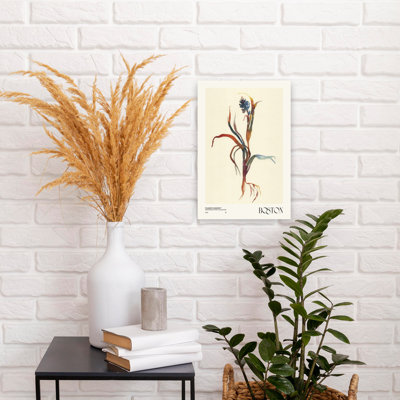 Collection d'aquarelles. «Flower Market - Boston Abstract Contemporary Flower Landscape», art mural