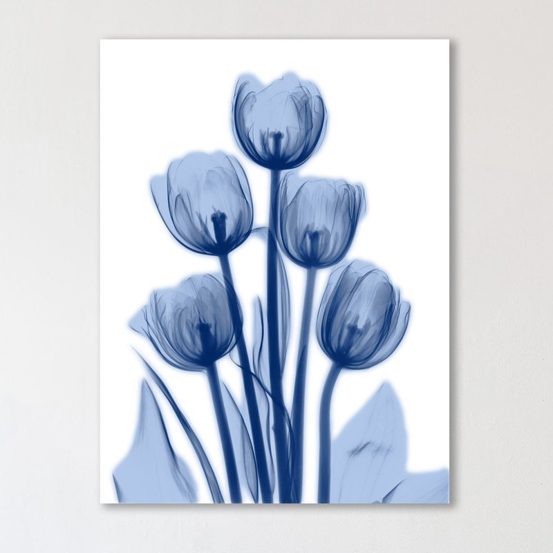 Indigo Spring Tulips 2 - Wrapped Canvas Print, 102 cm H x 76 cm W