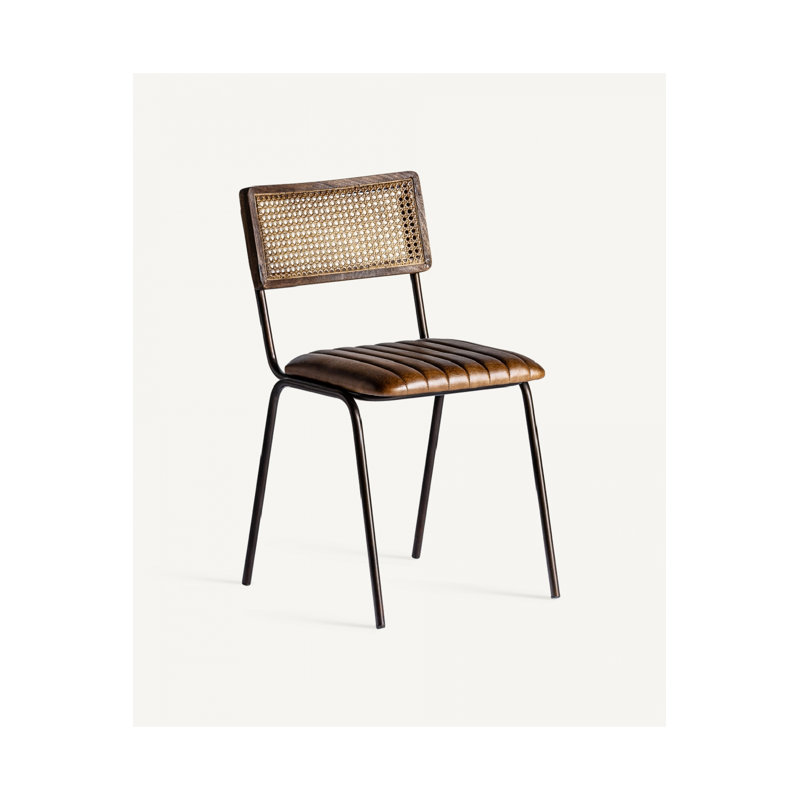 Chaise de salle à manger Almstock, Noir, noir, noir, noir, Noir, noir, noir, noir