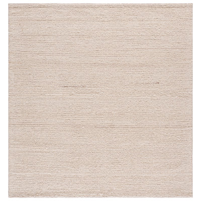 Natura Hand Woven Wool; Cotton; Recycled P.E.T Solid Color Indoor Rug