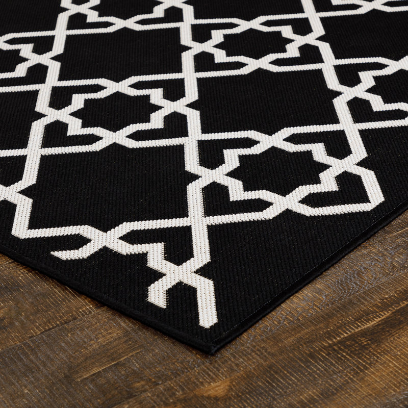 Tapis intérieur / extérieur noir Aiuppy