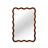 20"x30" Wavy Rectangle Solid Wood Frame Decorative Mirror-1160501666