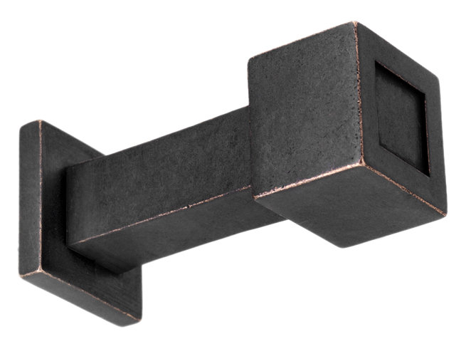Patère Rhombus, Bronze huilé