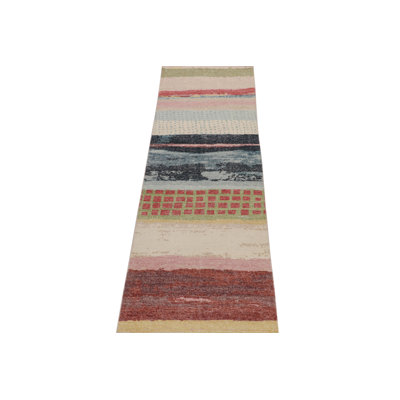 Distressed Homage Hand Knotted Wool Abstract Area Rug