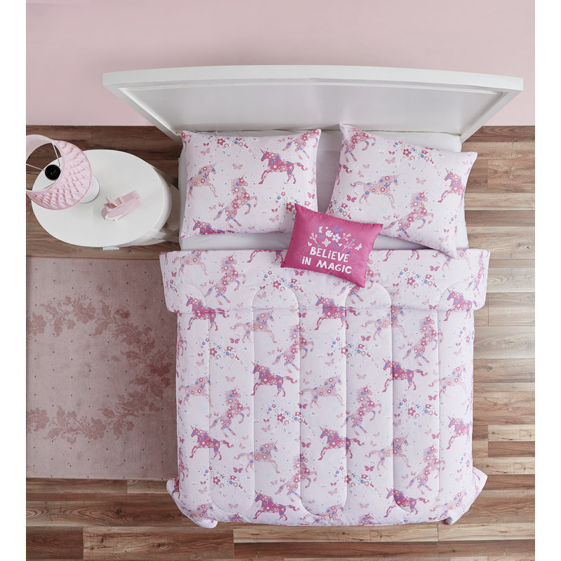 Comforter, Full/Double Comforter + 2 Shams + 2 Throw Pillow