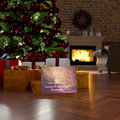 Through Him Trees - Wrapped Canvas Print