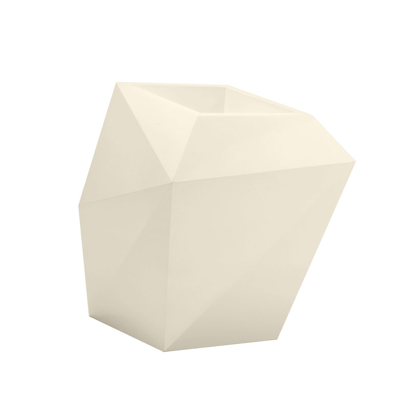 Pot à fleur en résine Faz, Taupe, H 27,5 po x l 25,75 po x P 21,75 po