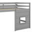 Lit mezzanine simple avec escalier de rangement intégré et coin-fenêtre intégré-1280234283