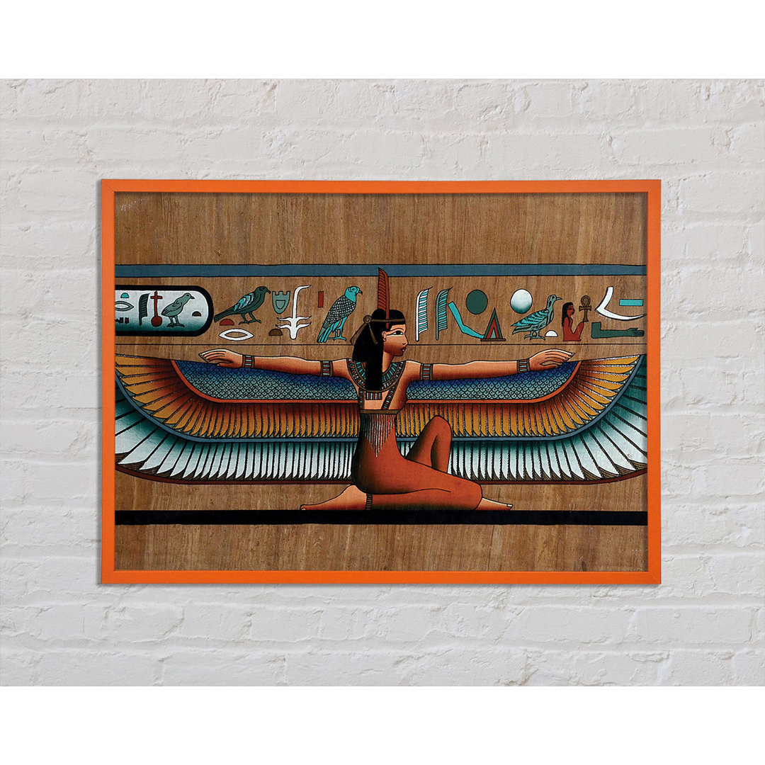 Anashima Egyptian Wings 1 - Einzelne Bilderrahmen Kunstdrucke