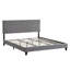 LIT 3 CRW, structure de lit plateforme tapissier avec tête de lit capitonnée, support de lattes en bois massif, sommier à ressorts, aucun sommier requis, assemblage facile-972680781-972680780