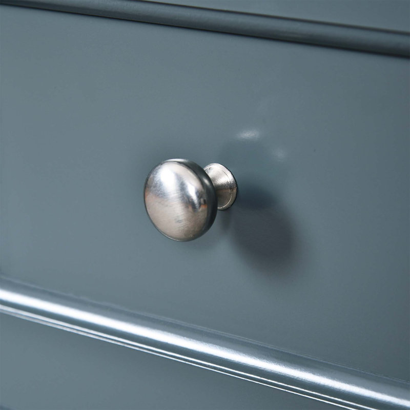 Meuble-lavabo moderne avec rangement abondant et fabrication durable, Bleu